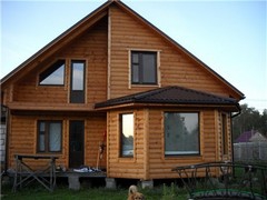 Наружная отделка блок хаус